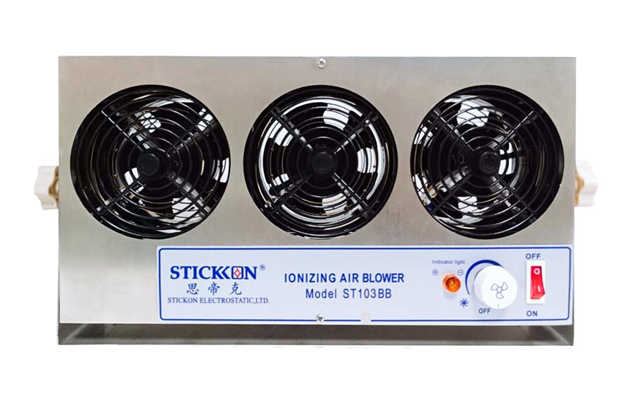 ST103BB Stainless Steel Table Type Three-Head Ac Ion Fan